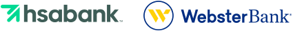 Webster Bank and HSA Bank logos