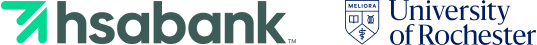University of Rochester and HSA Bank logos